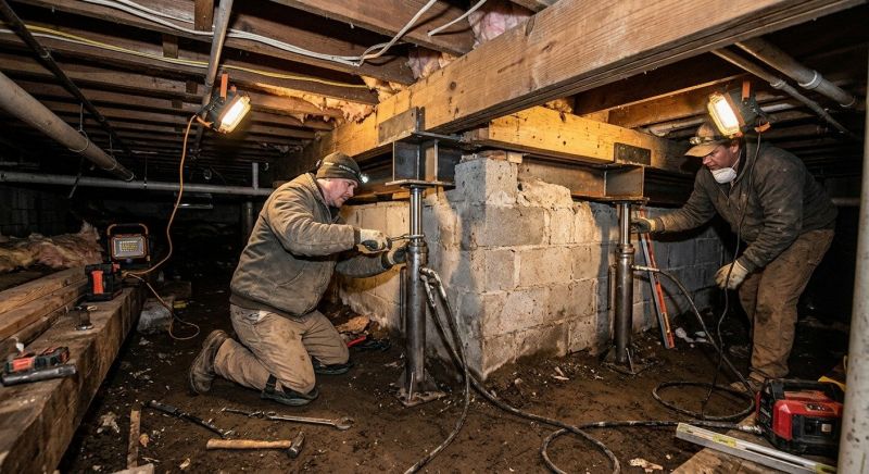 Basement Foundation Repair in Anacortes, WA