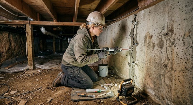 Basement Foundation Repair in Ferndale, WA