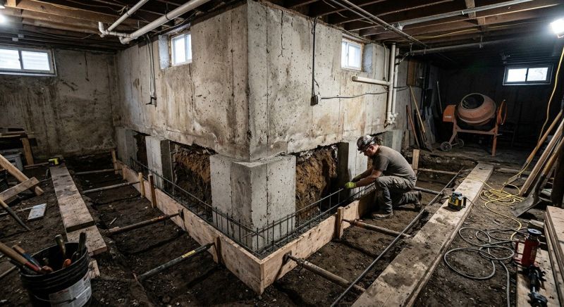 Basement Underpinning in Whatcom County, WA