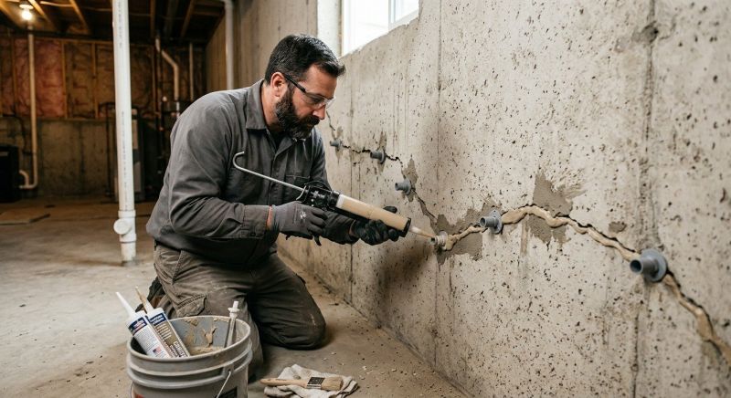 Cracked Foundation Repair in Anacortes, WA