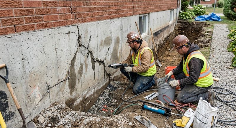 Cracked Foundation Repair in Deming, WA