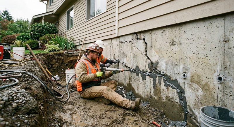 Cracked Foundation Repair in Everson, WA