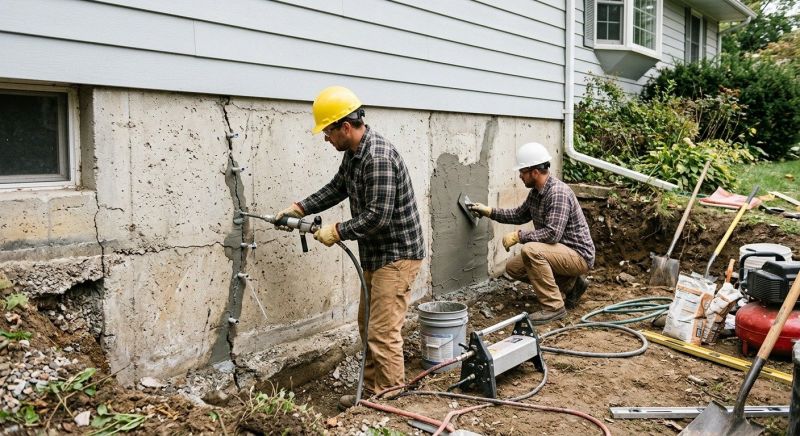 Cracked Foundation Repair in Lynden, WA