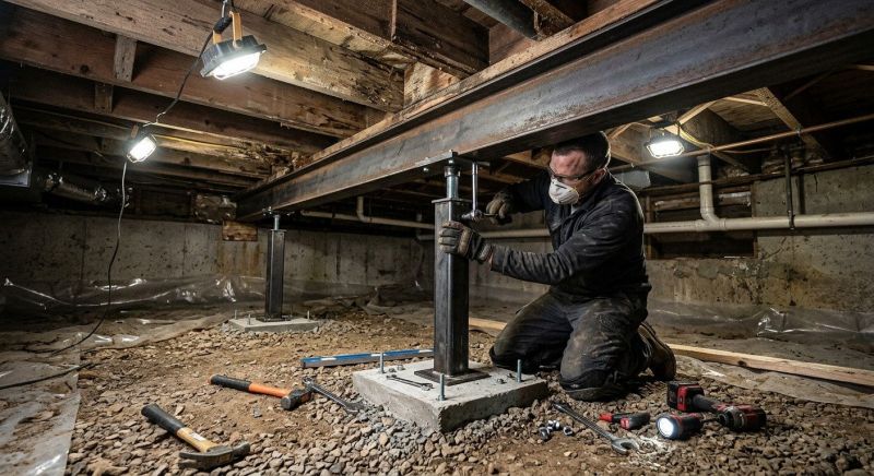 Crawlspace Structural Repair in Whatcom County, WA