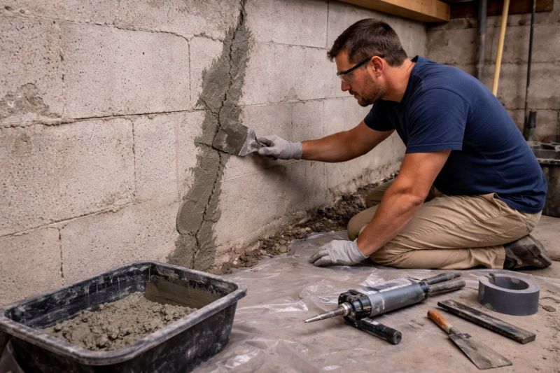 Foundation Crack Repair in Bellingham, WA