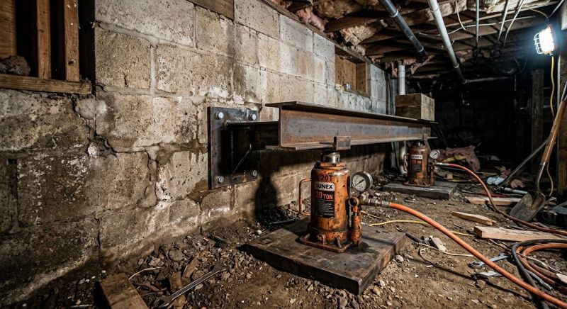 Foundation Jacking in Eastsound, WA