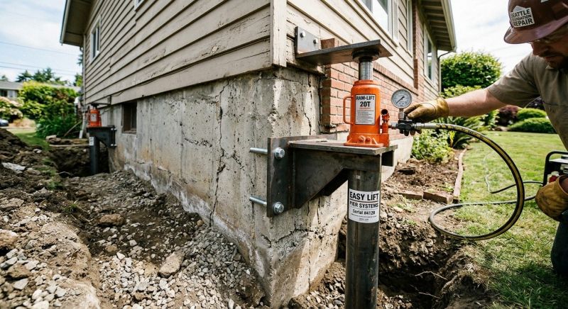 Foundation Lifting in Whatcom County, WA