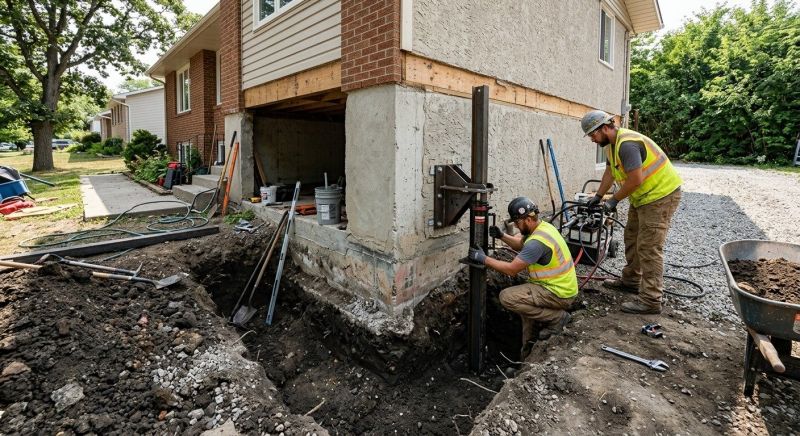 Foundation Pier Repair in Whatcom County, WA