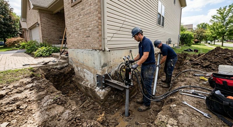 Foundation Settlement Repair in Whatcom County, WA