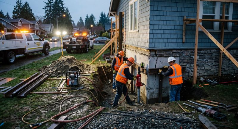 Foundation Stabilizing in Bellingham, WA