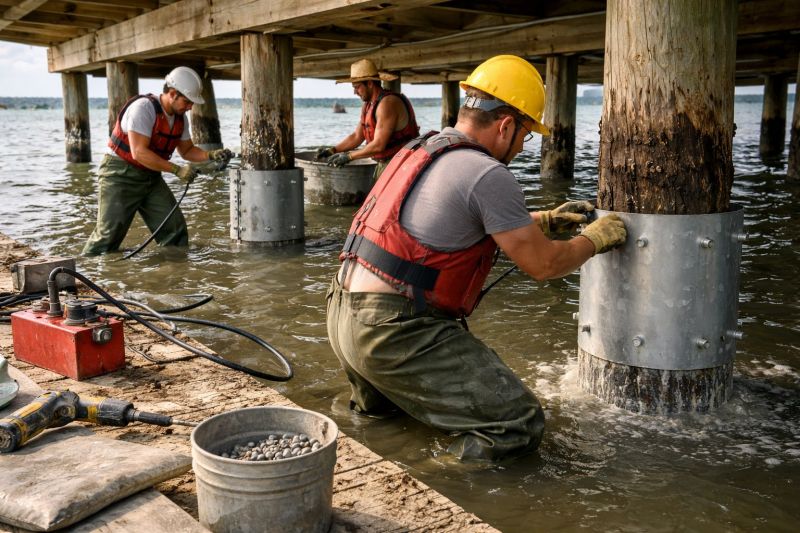 Piling Repair in Eastsound, WA