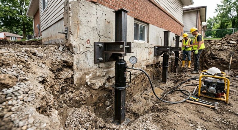 Sinking Foundation Lifting in Whatcom County, WA