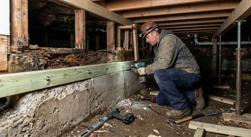 Sinking Foundation Repair in Blaine, WA