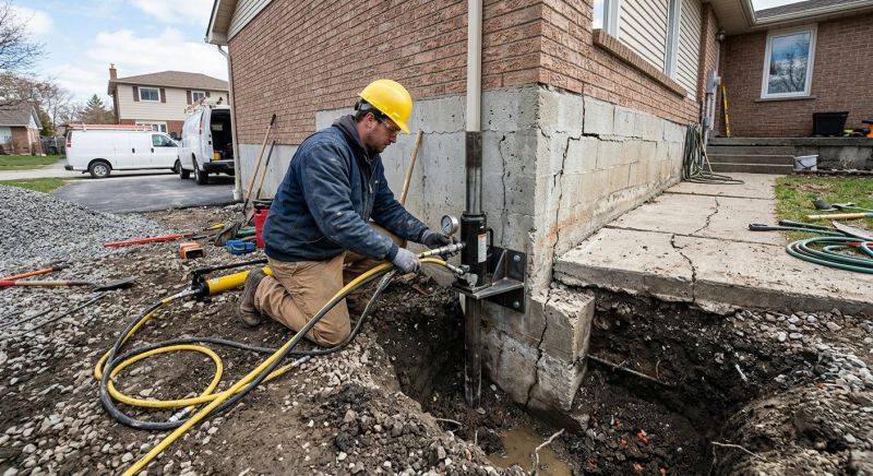 Sinking Foundation Repair in Burlington, WA