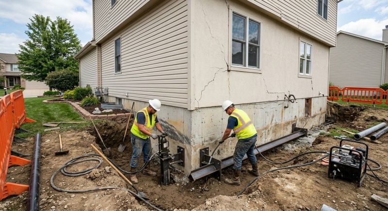 Sinking Foundation Repair in Everson, WA