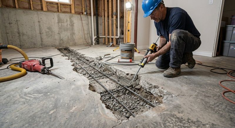 Slab Foundation Repair in Whatcom County, WA